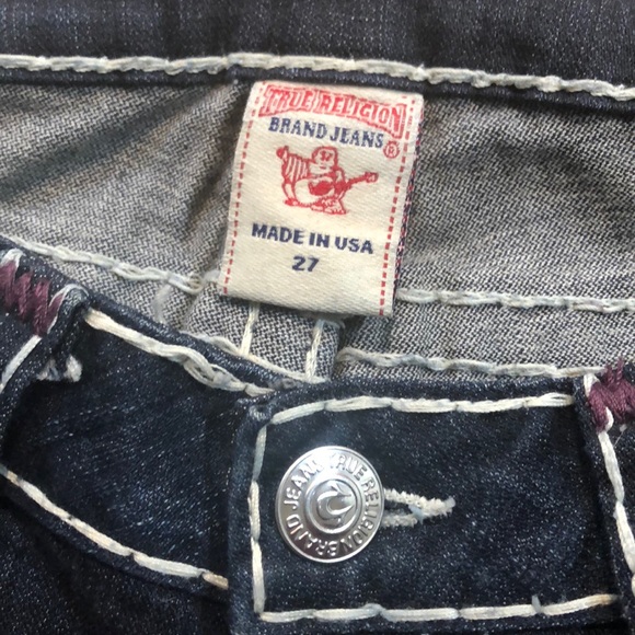 True Religion Denim. Style Julie. Size 27 - Picture 5 of 5